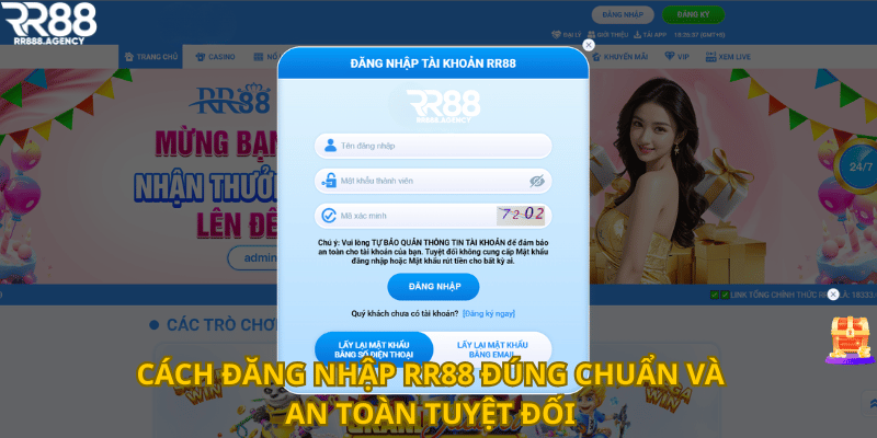 Cách đăng nhập RR88 đúng chuẩn và an toàn tuyệt đối